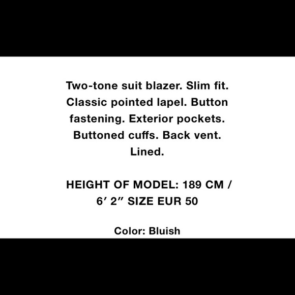 Zara men Blazer size 38 - Picture 7 of 7